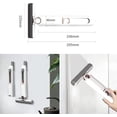 thumbnail image 3 of Clearance! Sweet Home Farm Sweeper Wet Mopping Cloth Washable Desktop Cleaning Mop Portable Self Mop Desktop Glass Cleaning Mop Multifunctional Mop (2 Head+1 Handle) One Size White, 3 of 8