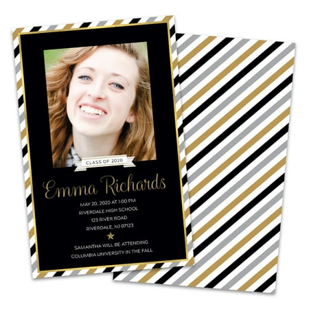 personalized bold diagonal stripes