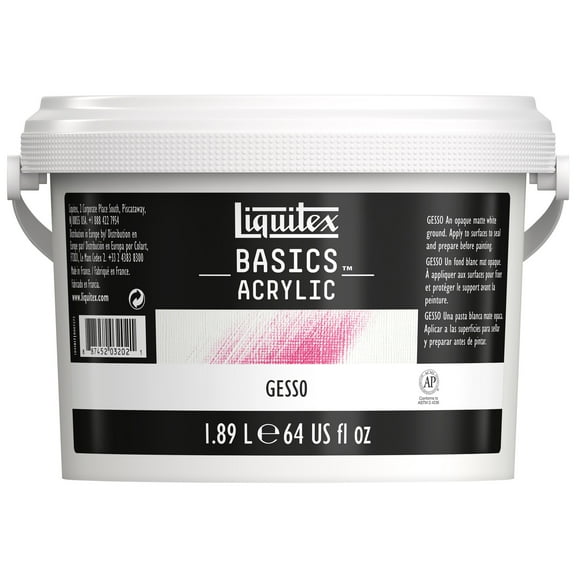 Liquitex BASICS Gesso, 1/2 Gallon