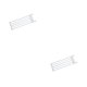 thumbnail image 1 of Billuyoard Altura retráctil portátil de la casa del jardín del Patio del niño de la protección de la puerta del perro del animal doméstico blanco Altura 24cm 2Conjunto, 1 of 1