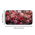 thumbnail image 5 of GOSMITH Felt Square Floor Mat - Red and Pink Flower Patterns - Anti-Slip - Outside Entry Yard Floor Patio - 19.68*39.37in/19.68*47.24in 19.68*39.37 in, 5 of 6