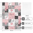 thumbnail image 2 of 2 Pcs Pioneer Flower Floral Print Pattern Kitchen Towels, Funny Microfiber Dish Towel Set, 18" X 26" Tea Towels, 2 of 6