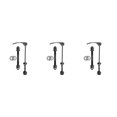 thumbnail image 3 of relayinert Bike Axle Quick Release Skewer Set Reliable Strength Construction Easy front axle 3Set, 3 of 6