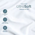 thumbnail image 5 of Bare Home Pillowcase Set - Premium 1800 Collection - Double Brushed - Ultra Soft - King Size, White, 2 Count, 5 of 8