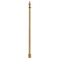 thumbnail image 1 of Garosa Brass Auto Tire Valve Stem Extension Pole Caps Extender Straight Bore, Brass Tire Valve Extension, 1 of 7