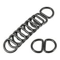 thumbnail image 4 of Uxcell Metal D Ring 0.98" Rings Buckle for Hardware Bags Belts Craft DIY Accessories Black 12Pcs, 4 of 5