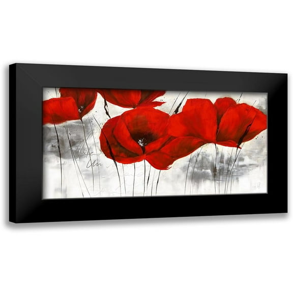 Zacher-Finet, Isabelle 14x9 Black Modern Framed Museum Art Print Titled - Pavot d hiver IV