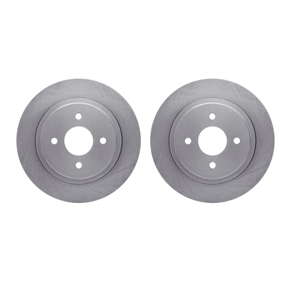 Dynamic Friction Company Rear Brake Rotors 6002-54047