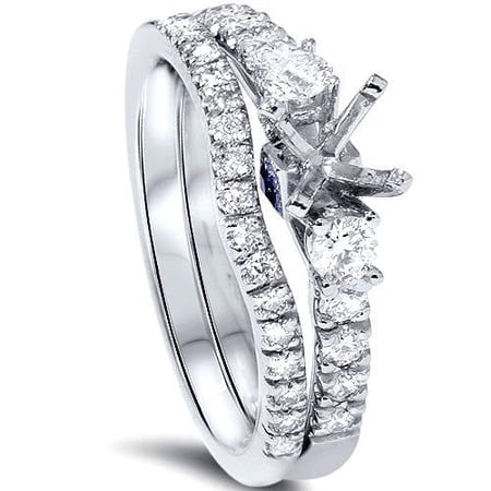 Pompeii 1/2ct Diamond Engagement Ring Setting Set 950 Platinum (G/H,SI1-SI2)