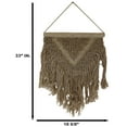 thumbnail image 2 of Bohemian Chic Woven Cotton And Wool Macrame Tapestry Boho Wall Hanging Decor Art, 2 of 9