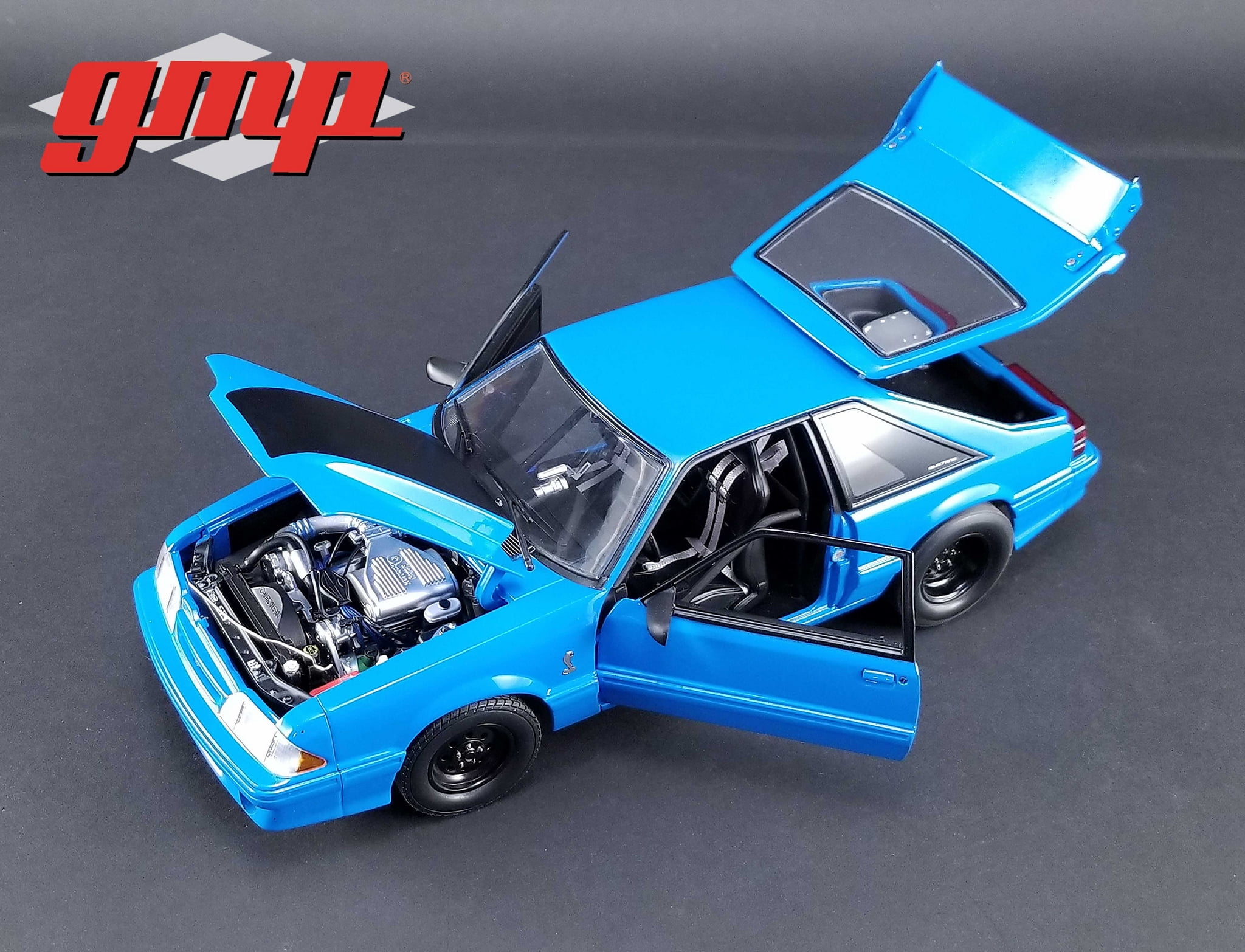 1993 Ford Mustang Cobra Grabber Blue 1320 Drag Kings 