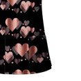 thumbnail image 3 of Mikilon Blouse pour Femmes Uniforme de Travail Imprimé Col en V Manches Courtes avec Poche, 3 of 5