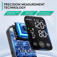 thumbnail image 2 of BDUN Upper Arm Blood Pressure Monitor with 2x120 Memory, Adjustable Cuff (8.7"-12.6"), Large LED Display, 2 of 7