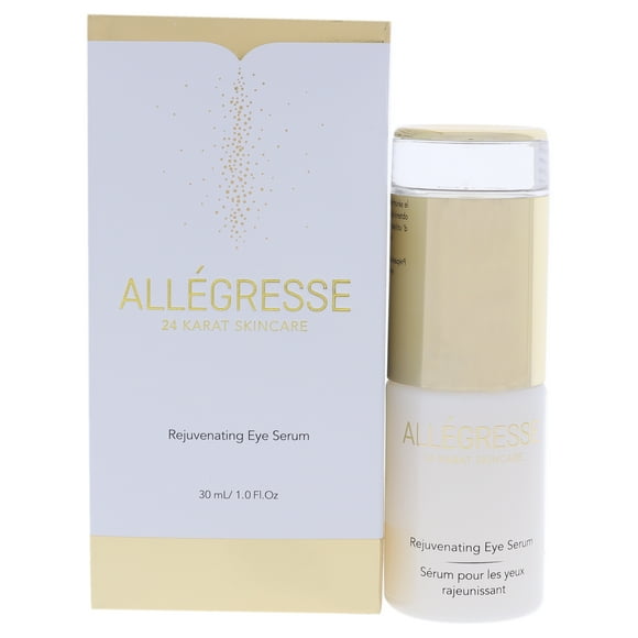 Suero rejuvenecedor para ojos de Allegresse 24K para unisex - Suero de 1 oz Allegresse 24K Allegresse 24K Rejuvenating Eye Serum Suero Unisex 1oz