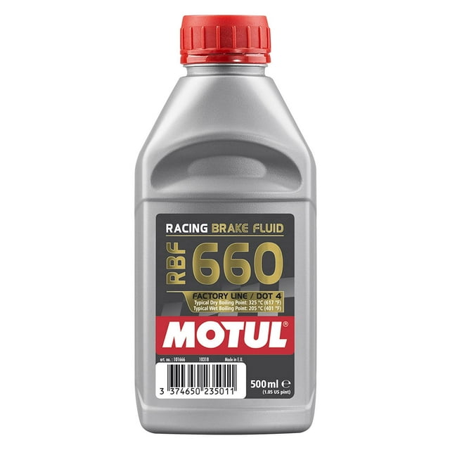 Líquido de Frenos de Carreras Motul 101667 Sintético 500 ml RBF 660 Dot-4