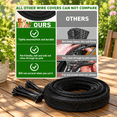 Cable Sleeve Split-sleeving 20ft-3/4inch Cord Management Wire Protector ...