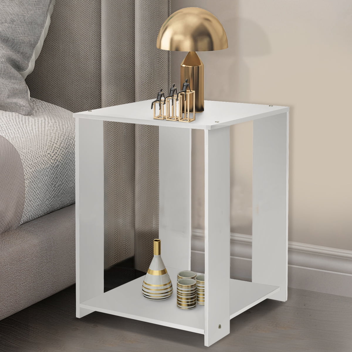 2Tier End Table, Side Table, End Table, Easy Assembly, Accent Table