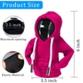 thumbnail image 4 of Car Gear Shift Hoodie, Universal Gear Shift Knob Cover, Hoodie For Car Shifter, Automotive Manual Interior Cute Gadgets, Car Interior Accessories, Car Shifter Stick Protector Decoration-Pink, 4 of 5