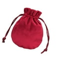 thumbnail image 3 of Bolsa con cordón para guardar joyas, organizador de regalos de fiesta, bolsa de terciopelo para relojes, collares, pulseras, dijes y aniversarios. Vino tinto 95x115cm, 3 of 8