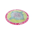 thumbnail image 3 of Unique Loom Timeless Collection Area Rug - Thomas (5' Round Green/Fuchsia), 3 of 12