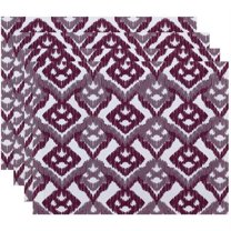 Simply Daisy 18" x 14" Hipster Geometric Print Placemats, Set of 4