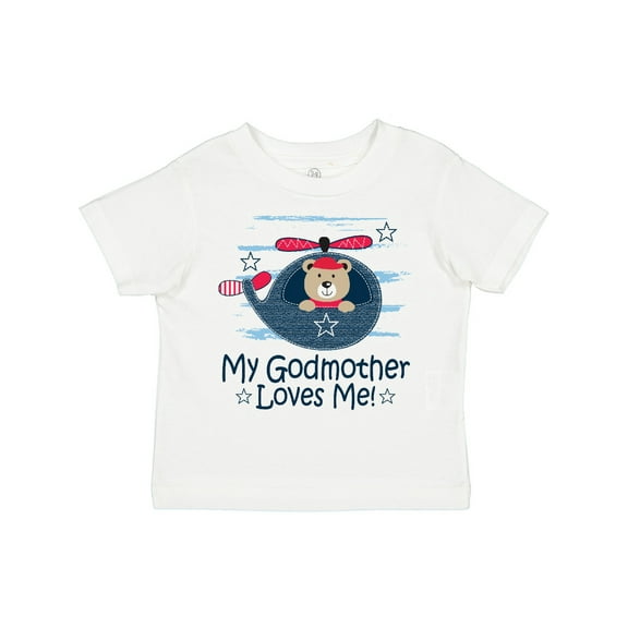 Inktastic My Godmother Loves Me Boys Boys Toddler T-Shirt