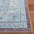 thumbnail image 3 of SAFAVIEH Tucson Frigg Traditional Machine Washable Area Rug, 8' x 10', Rust/Beige, 3 of 8
