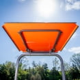thumbnail image 4 of Universal Tractor Canopy – One Piece Steel Sun Shade (Orange) for ROPS, 4 of 6