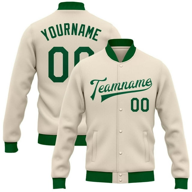 Men's Casual Jackets Baseball Jacket Oversize Long Sleeve for Teens with Individual Name Number and Team