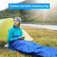 thumbnail image 2 of Sac de Couchage Léger Enveloppe Lavable à la Machine Sac de Couchage d'Hiver Randonnée Randonnée Plein Air Camping Sac de Couchage, 2 of 7