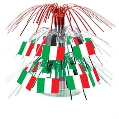 Italian Flag Mini Cascade Centerpiece, 4PK