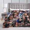 thumbnail image 5 of Josh Hutcherson Blanket Anti-Pilling Throw Blanket Plush Blanket Lightweight & Ultra-Soft, Warm & Comfy Flannel Fleece Blanket for Couch, Bed, Sofa, 60x80, 5 of 6