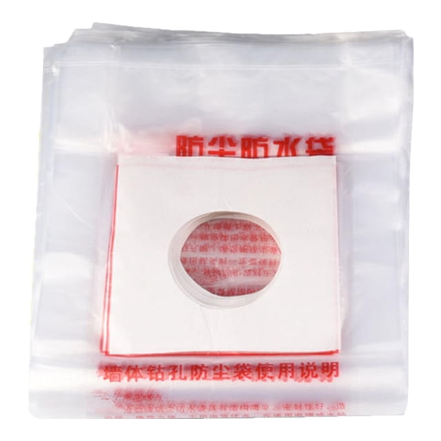50 bolsas recolectoras de polvo para taladro, cubiertas para bolsas recolectoras de polvo para taladro de agua 80 mm