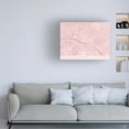 thumbnail image 2 of Canvas Wall Art - blursbyai 'Pink Distressed Map Of Paris I' Wall Art for Living Room, Bedroom, or Office Décor by Trademark Fine Art - 32 x 24 Inches, 2 of 4