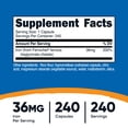 thumbnail image 2 of Nutricost Chelated Iron Supplement, as Ferrochel, 36mg, 240 Capsules, 2 of 5