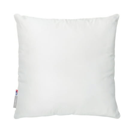 Premium 20 X20 White Cotton Feel Microfiber Square Sham Euro Sofa