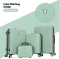 thumbnail image 6 of Tripcomp Luggage Sets 4 Piece Suitcase Set (14/20/24/28)Hardside Suitcase with Spinner Wheels Lightweight Carry on Luggage(Olive Green), 6 of 10