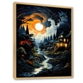 thumbnail image 2 of Designart "Flashing Lightning in the Nights I" Landscape & Nature Floater Framed Canvas Print, 2 of 7