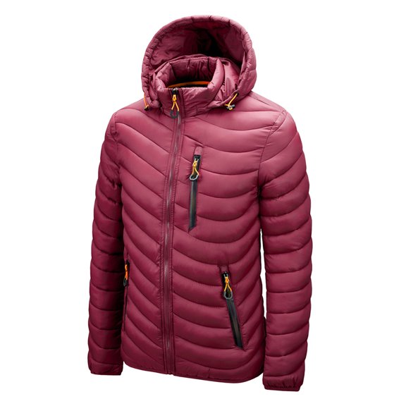 LEEy-world Winter Coats for Men Men Autumn and Winter Solid Zipper Hooded Loose Outdoor Cotton Coat Top Blouse Jacket Men Parks Jackets ,2XL