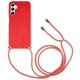 thumbnail image 1 of For Samsung Galaxy S24 FE Case Biodegradable Wheat Straw TPU Phone Cover with Long Lanyard - Black, 1 of 5