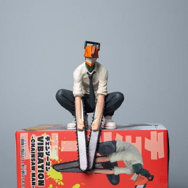 Chainsaw Man Denji Action Figure Toys Figuras Anime Chainsawman PVC Model Manga Figurine Collection GK Statue Doll Gift for Kids zhangyuxiang LED