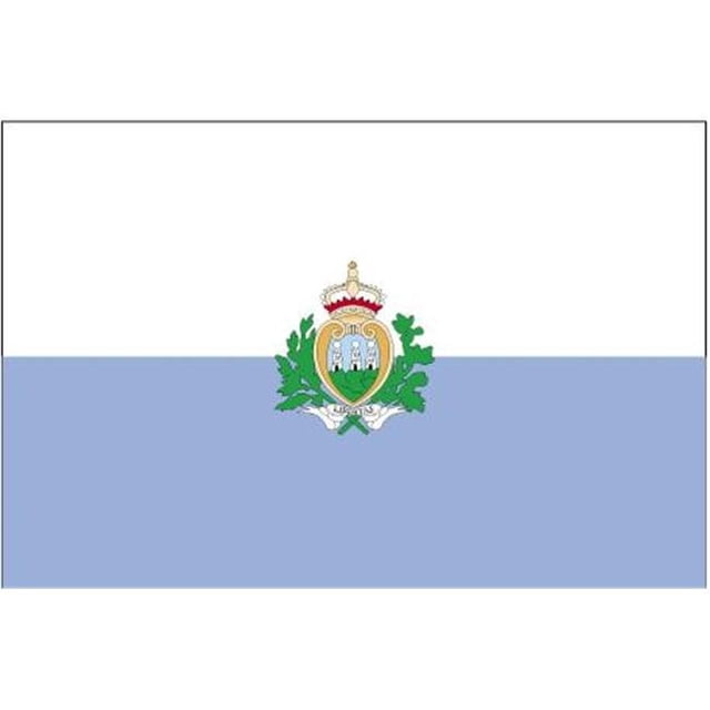 5 ft. X 8 ft. Nyl-Glo San Marino Government Flag