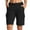 Black#2110, variant on FEN AI Women's Cotton Summer Casual Shorts Multi-Pockets Relaxe-Fit Twill Bermuda Cargo Short for Travel Daily Work