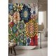 thumbnail image 3 of Cortina de Ducha de 180 x 200 cm con 12 Ganchos de Secado rápido (Flores), Tela de poliéster Impermeable Lavable a máquina, Cortinas de baño JM, 3 of 5