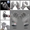 thumbnail image 2 of Grade 5 Cut Resistant Gloves Kitchen HPPE Scratch Resistant Glass Cutting Safety Protection for Gardeners HUIFEIFEI, 2 of 6