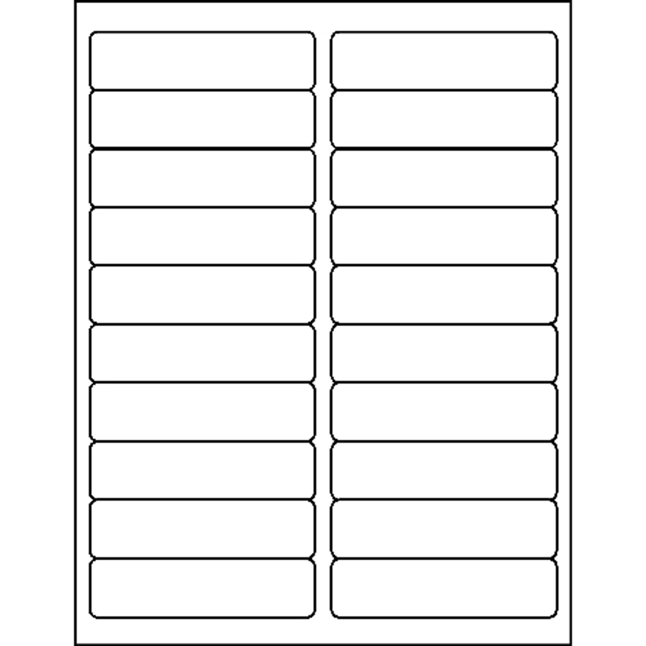 Business Source Bright White Premium-quality Address Labels