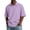 CF06_Light Purple, variant on Resicozy Men's Polo Shirts Short Sleeve Button Down Golf Classic Fit Casual Fashion Solid Color T-Shirt Vermilion L