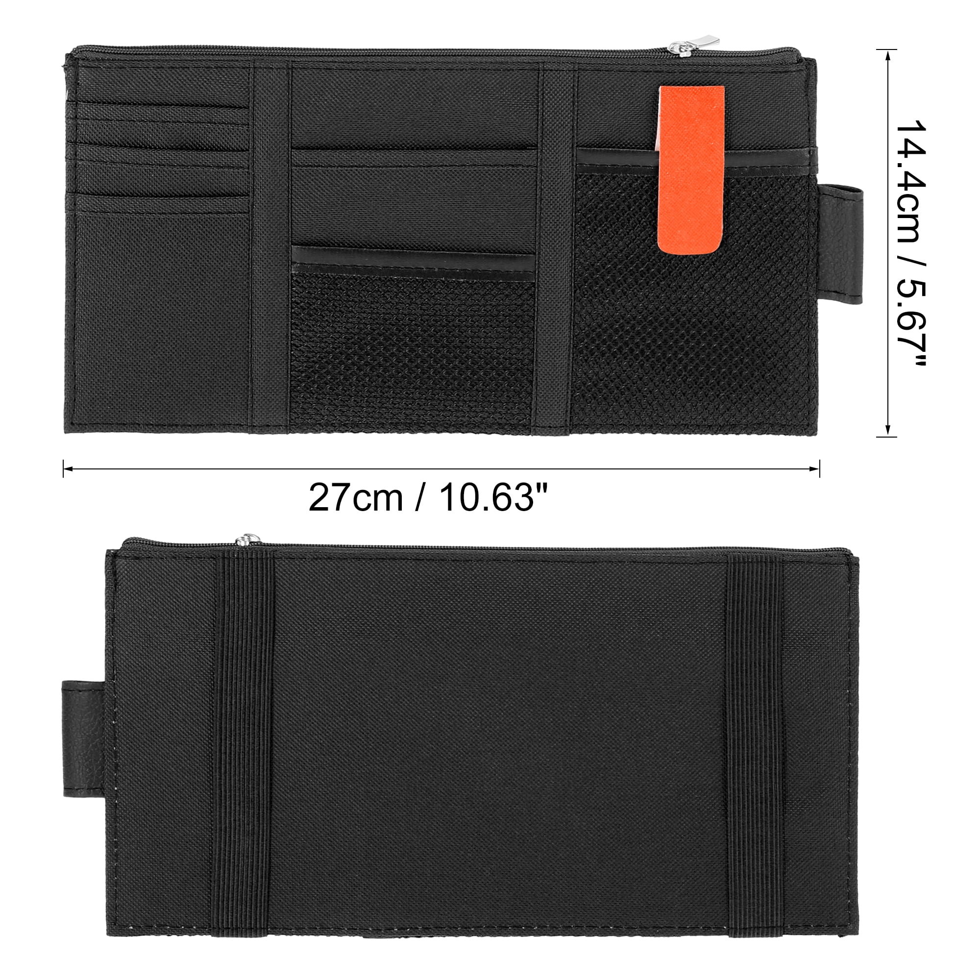 Unique Bargains Car Truck Sun Visor Organizer Storage Pocket Pouch Case Bag for CD Card
