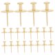 thumbnail image 4 of Minkissy 20Ud Clavos Dorados De Zinc Para Y Soporte En Pared, 4 of 6