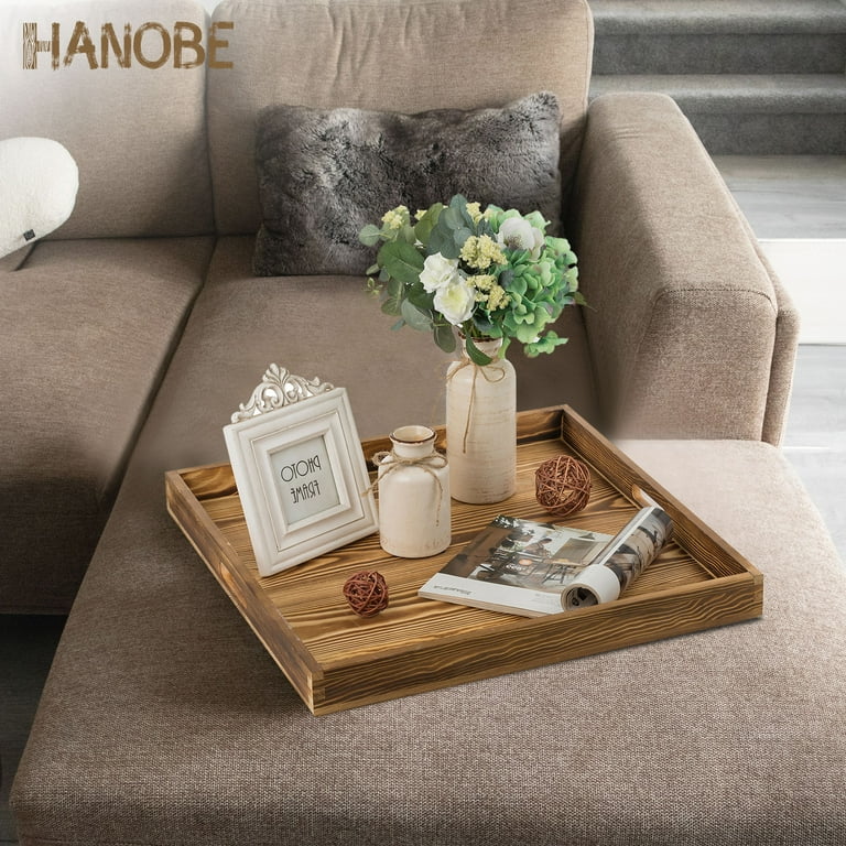 Wooden serving tray for ottoman discount
